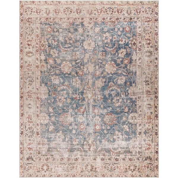 Becki Owens Marlene Blue/Tan Medallion 9 ft. x 12 ft. Indoor Area Rug