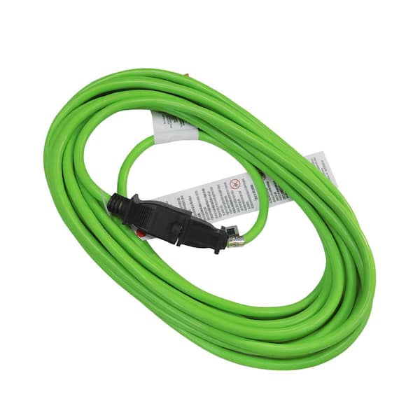 Husky 25 ft. 16/2-Gauge Green Extension Cord HW16225HLG - The Home