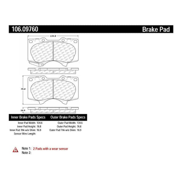 Centric Parts Disc Brake Pad Set