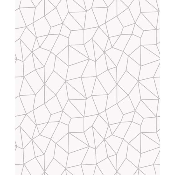 Unbranded Special FX 2 Collection White Glitter Web Design Vinyl on Non-Woven Non-Pasted Wallpaper Sample