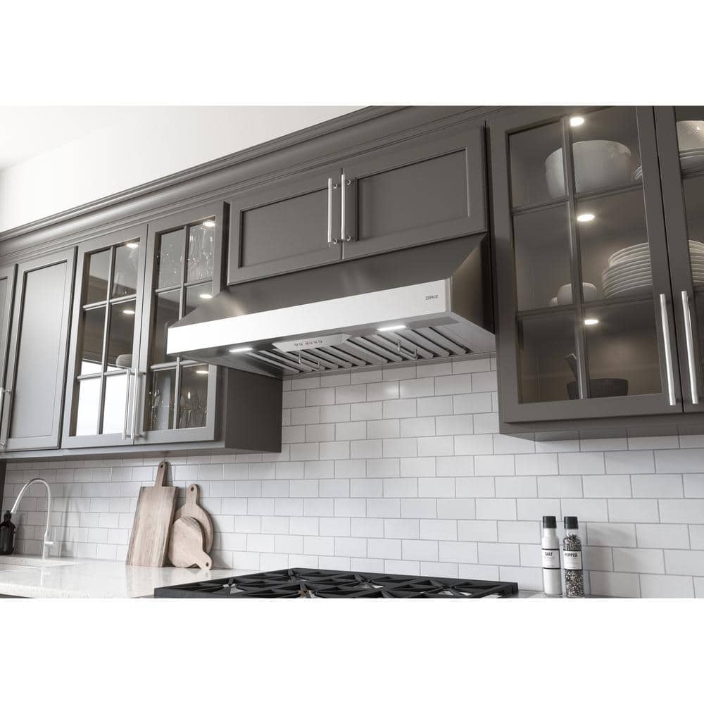Zephyr 36" Stainless Steel Convertible Under Cabinet Range Hood