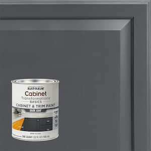 1 qt. Dark Gray Cabinet Paint (4 Pack)