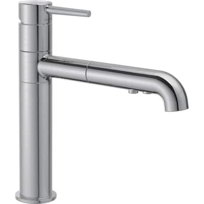 Trinsic Single-Handle Pull-Out Sprayer Kitchen Faucet In Arctic Stainless