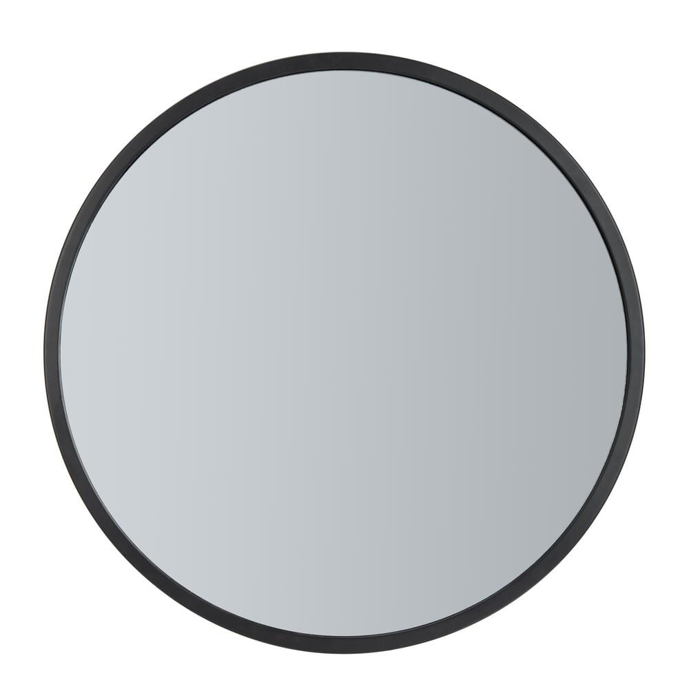Eason 30 in. X 30 in. Black Framed Mirror
