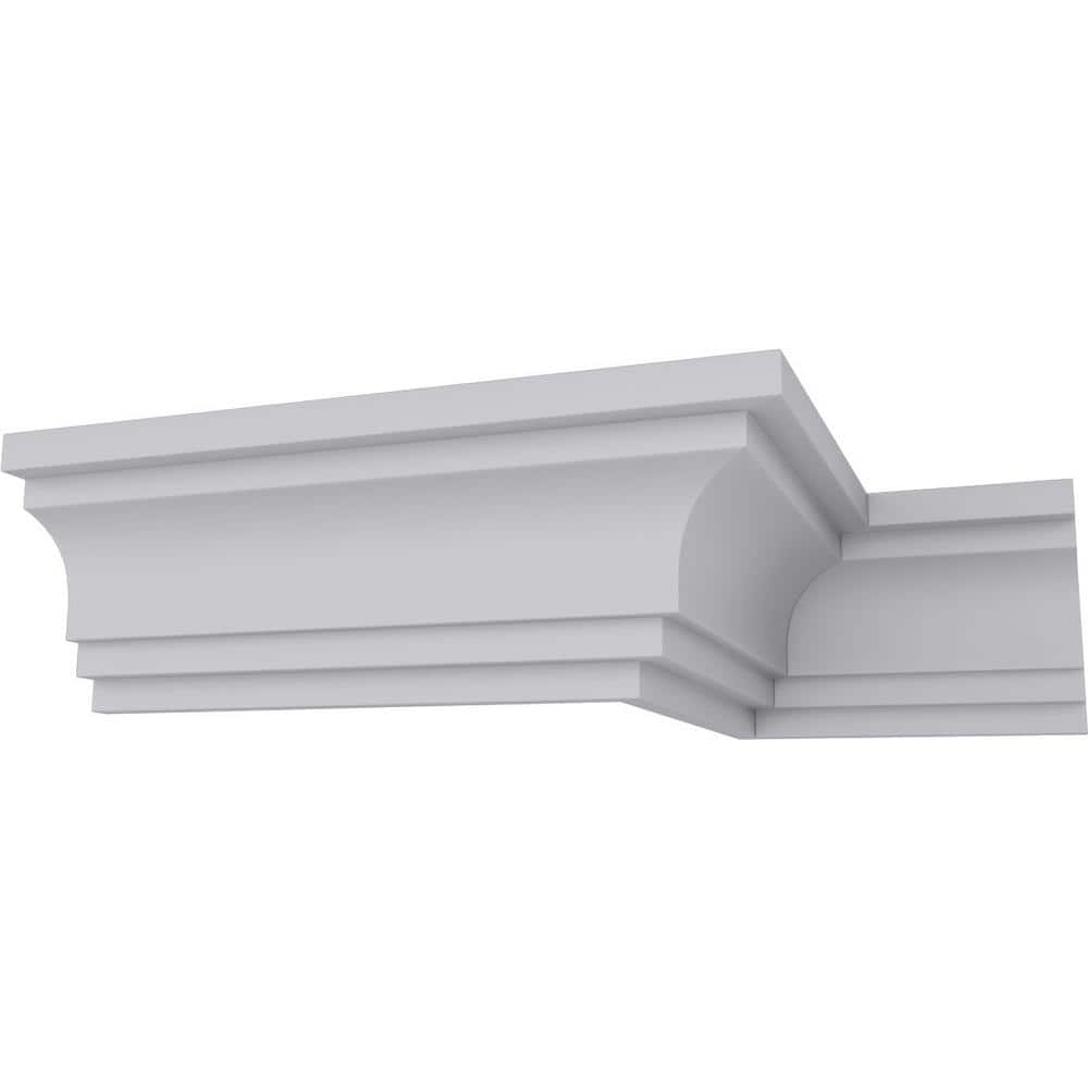 Primed Polyurethane Traditional Smooth Crown Moulding