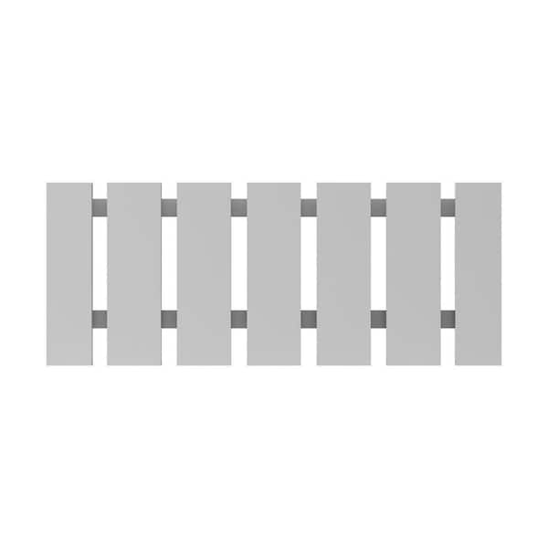 30 in. W x 11.9 in. D x 1.5 in. H in White Shaker Flex Kitchen Cabinet Shelving Wall Glass Holder