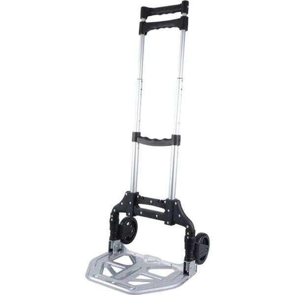 OLYMPIA Pack-N-Roll 150 lb. Folding Hand Truck with Steel Toe Plate