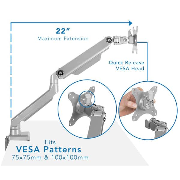 Support adaptateur VESA 75x75mm et 100x100mm – Opal