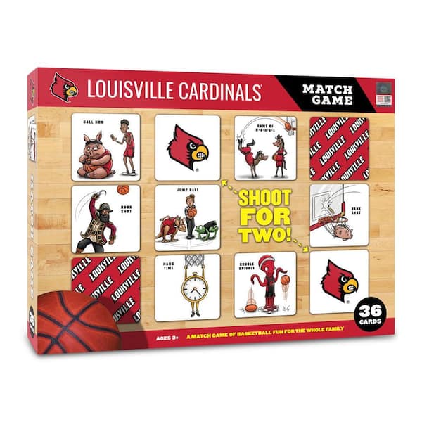 NCAA Louisville Cardinals Licensed Memory Match Game