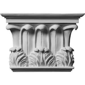 2-3/4 in. x 10-3/4 in. x 7-5/8 in. Primed Polyurethane Temple of Winds Capital
