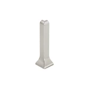 Designbase-SL Matte White Aluminum 3-1/8 in. x 1 in. Metal 90-Degree Outside Corner