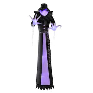 12 ft. Short Circuit Victorian Reaper Halloween Inflatable with Lightshow Projection