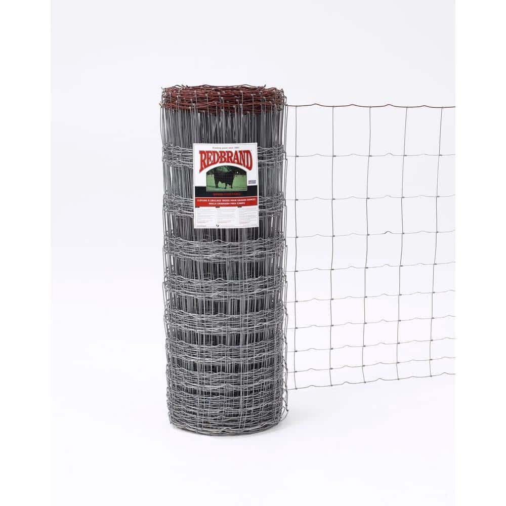 Fielders Ridgeline Red Brand 47 in. x 330 ft. Field Fence 70048 - The Home Depot