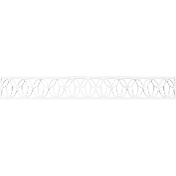 Ekena Millwork Shoshoni Fretwork 0.375 in. D x 46.5 in. W x 6 in. L PVC Panel Moulding