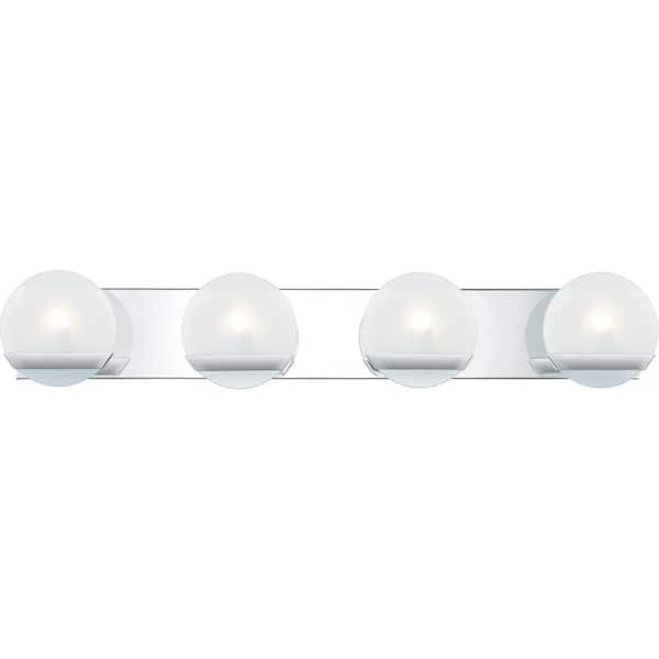 Quoizel Tyleigh 32 in. 4-Light Polished Chrome Vanity Light