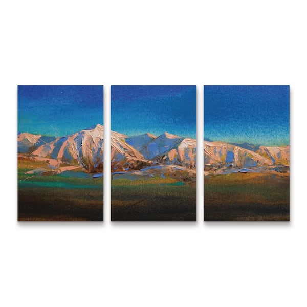 Trademark Fine Art Svetlana Orinko Torellese Range I 3-Piece Panel Set Unframed Photography Wall Art 19 in. x 36 in.