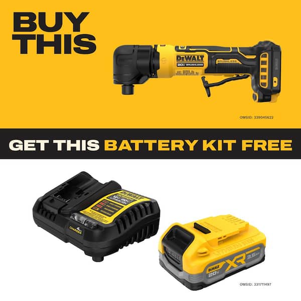 Atomic 20V MAX Cordless Right Angle Die Grinder (Tool Only)