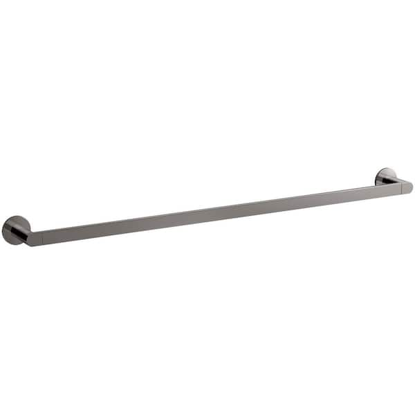 KOHLER Composed 30 in. Towel Bar in Vibrant Titanium