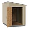 Installed The Tahoe Series Lean-To 6 ft. x 10 ft. x 8 ft. 3 in. Un-Painted Wood Storage Building Shed