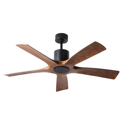 Modern Forms Aviator 54 In Indoor Outdoor Matte Black Distressed Koa 5 Blade Smart Flush Mount Ceiling Fan With Remote Control Fh W1811 Mb Dk The Home Depot Modern Forms Aviator 54 In Indoor, Modern Ceiling Fans