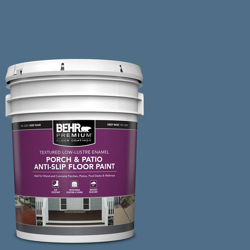 5 gal. #S500-6 Shipyard Textured Low-Lustre Enamel Interior/Exterior Porch and Patio Anti-Slip Floor Paint price history on PriceWatchPro