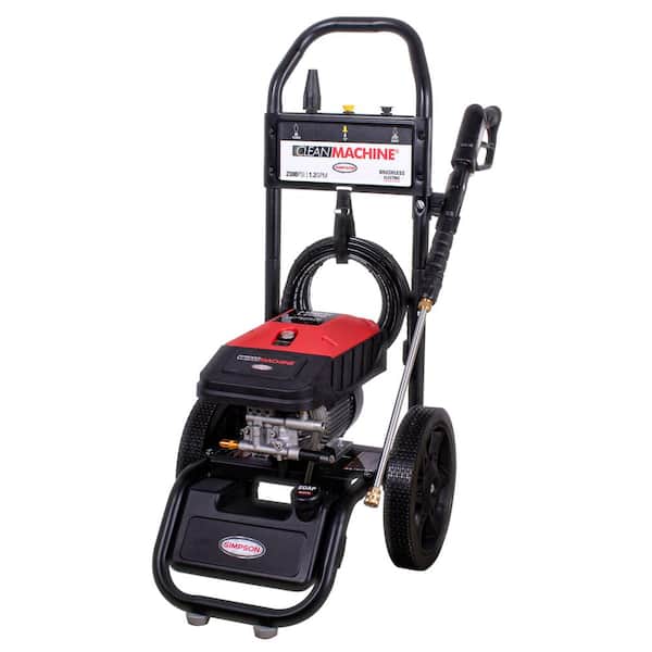 SIMPSON 2300 PSI 1.2 GPM CLEAN MACHINE Cold Water Brushless Electric Pressure Washer w/ on board soap tank