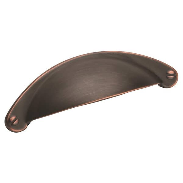 Amerock Cup Pulls Collection 2-1/2 in (64 mm) Oil-Rubbed Bronze Cabinet Cup Pull