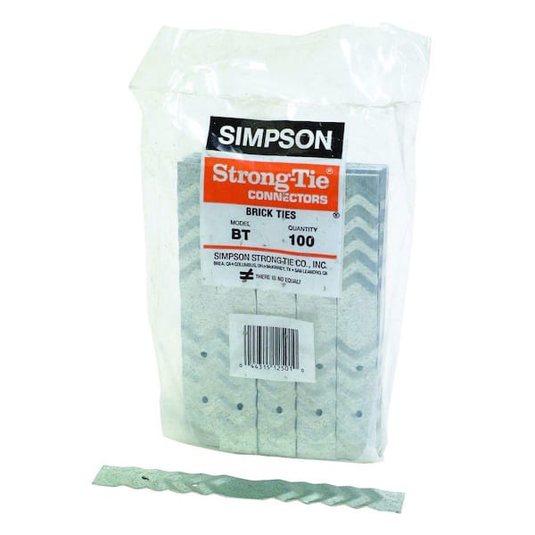 Simpson Strong-Tie BT 22-Gauge Galvanized Brick Tie (100-Qty)
