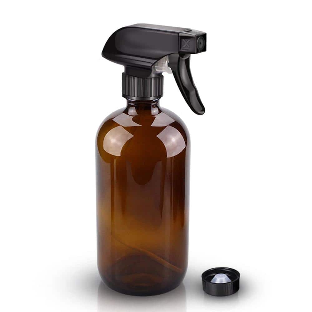 16 oz Amber Glass Spray Bottle, Adjustable 3-Setting Nozzle, UV-Protective, BPA-Free, Refillable, 1 Pack price history on PriceWatchPro