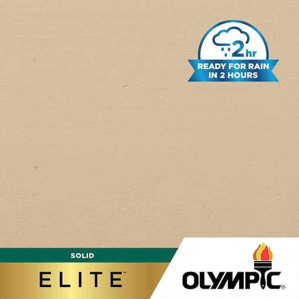 Olympic Elite 1 gal. SC-1062 Pink Sand Solid Advanced Exterior Stain and Sealer in One