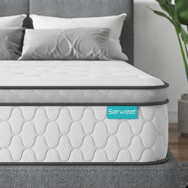 Serweet Serleep Queen Medium Hybrid 12 in. Bed-in-a-Box Mattress