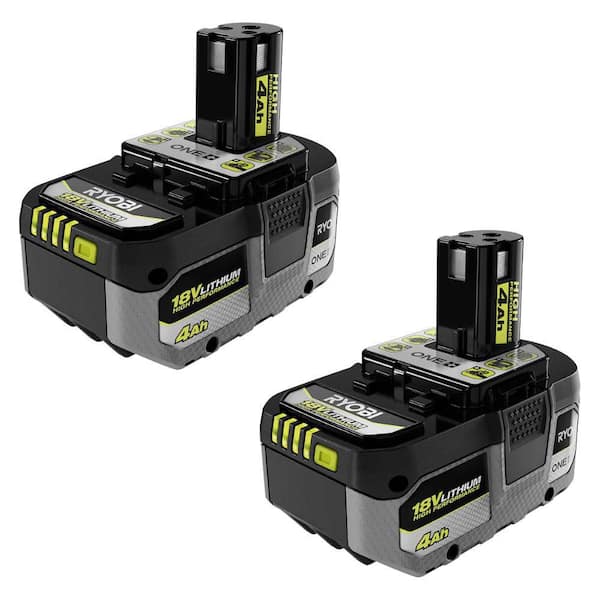 ONE+ 18V HIGH PERFORMANCE Lithium-Ion 4.0 Ah Battery (2-Pack)