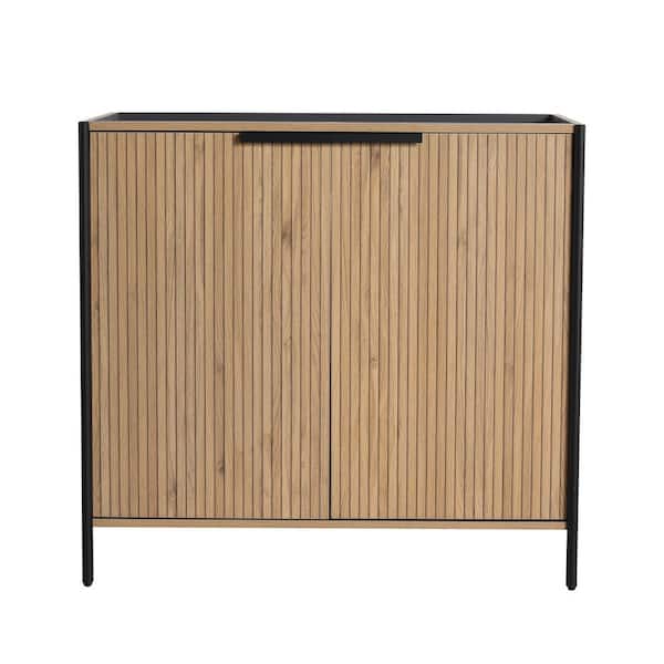 36 in. Bath Vanity Cabinet without Top in Light Coffee Unassembled