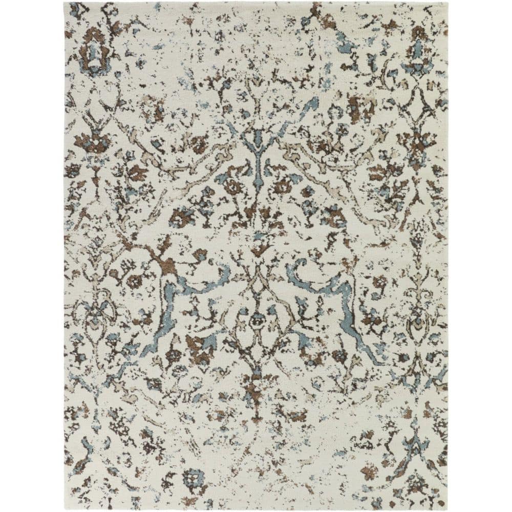 Bylat Rug Rust BALTA Ptolemy Rust/Blue/Cream 5 ft. x 7 ft. Area Rug 3136000 - The Home ...