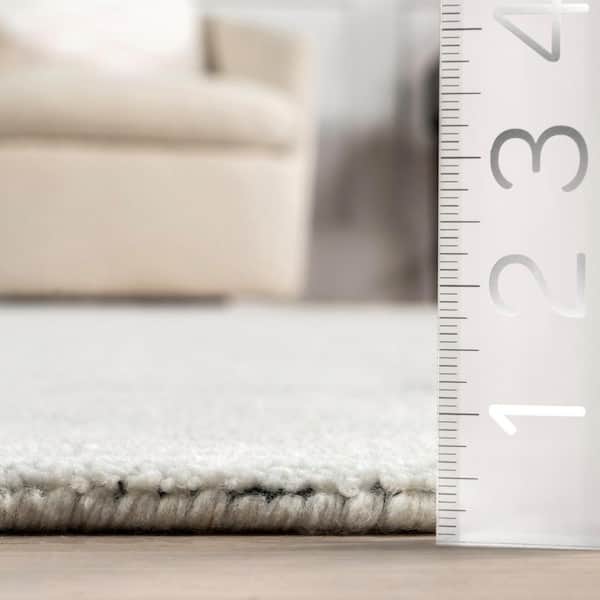 Davos Tiled Wool Ivory 4 ft. x 6 ft. Area Rug