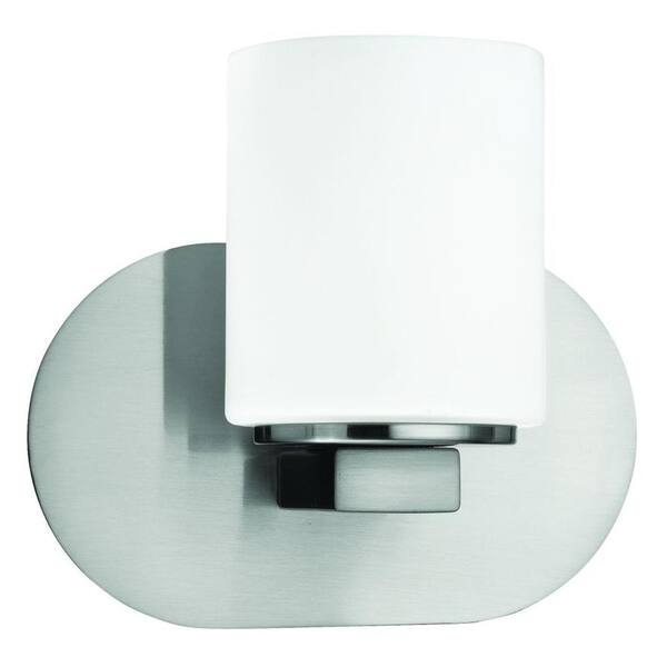 Unbranded Evry Collection 1-Light Satin Nickel Wall Sconce