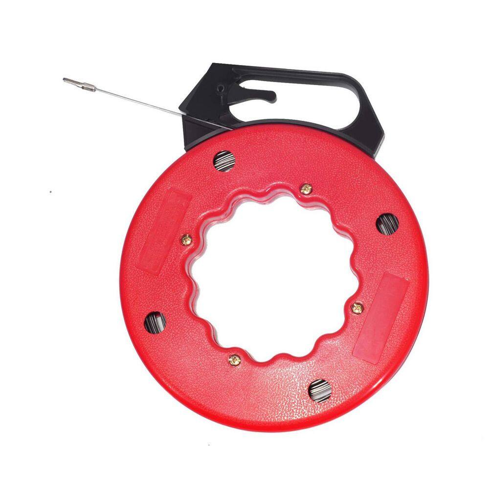 100 ft. Plastic Fish Tape Electrical Wire Puller Reel with Comfortable Grip Handle and High Impact Case 1 Piece price history on PriceWatchPro