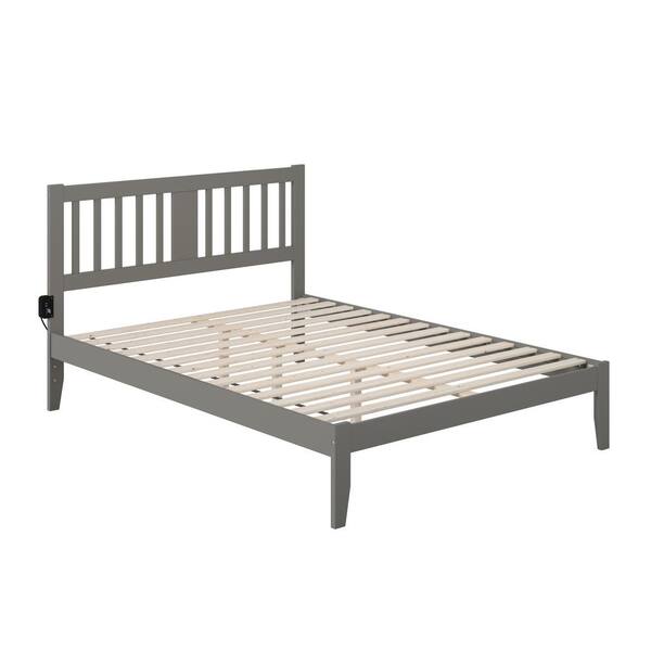 AFI Tahoe Queen Bed with USB Turbo Charger in Grey AG8910049 - The Home ...