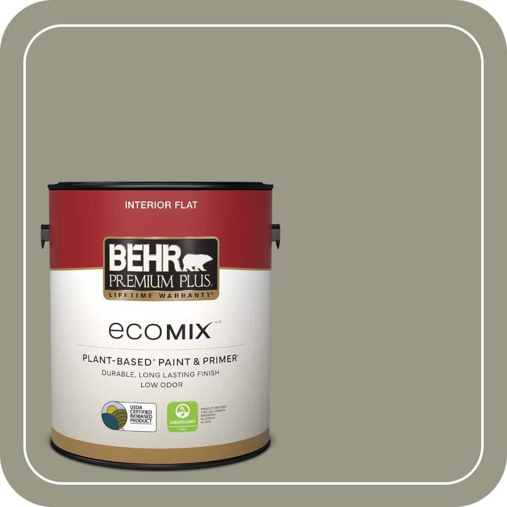 1 gal. #BNC-27 Aged Eucalyptus Flat EcoMix Plant-Based Interior Paint & Primer price history on PriceWatchPro