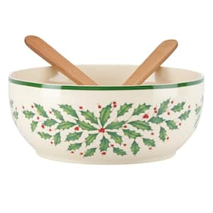 Holiday Salad Bowl and Servers