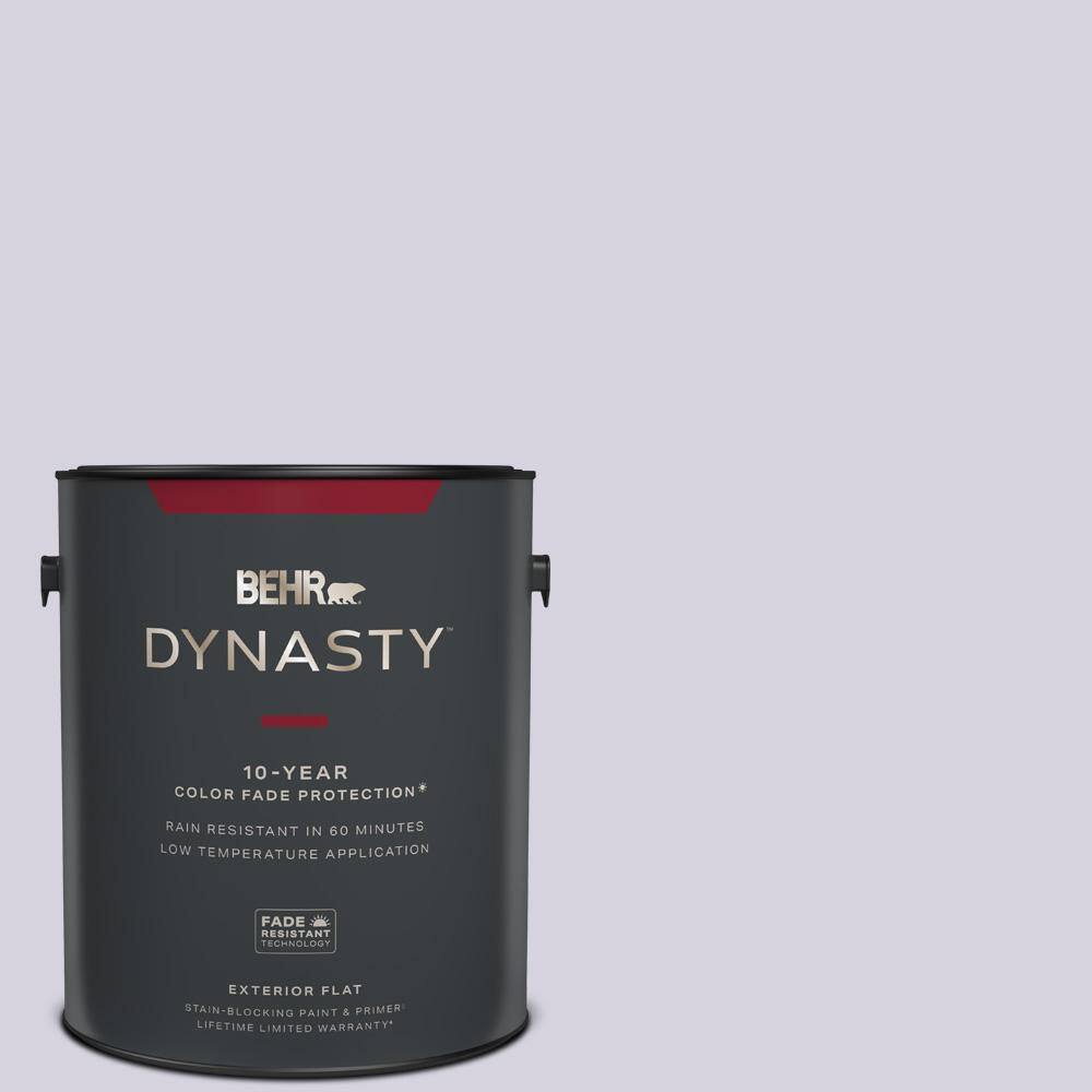 BEHR DYNASTY 1 gal. 650E2 Lovely Lavender Flat Exterior Stain