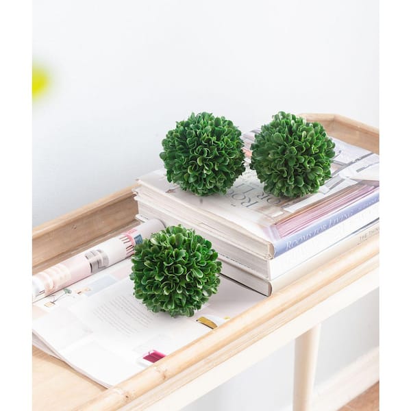 0.3 ft. Artficial Topiary Tree 4-Pack
