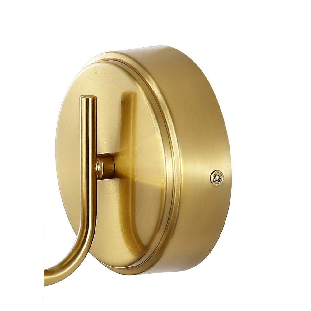 Bolha Classic Minimalist Brass-Gold LED Vanity Wall Light