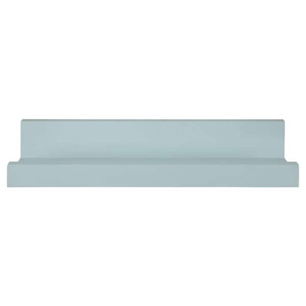 HomeRoots 3.5 in. Light Blue Pale Blue Floating Shelf