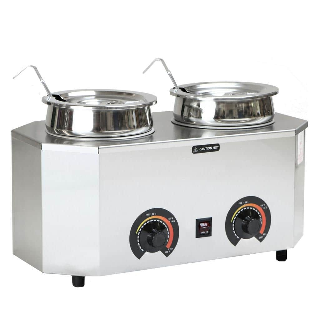 Paragon Pro-Style 6 L Dual Ladle Warmer with 2 Crocks