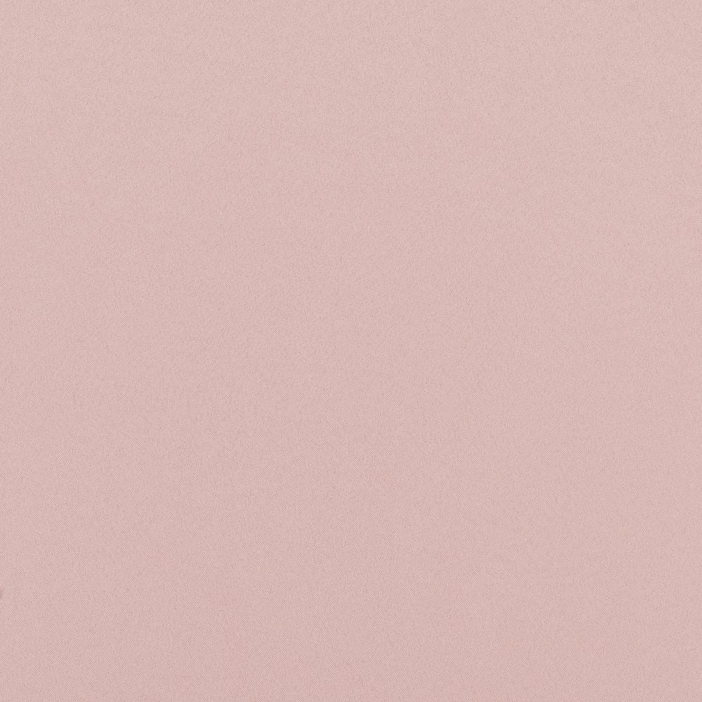Blush Polyester 52" x 84" Blackout Curtain Panel Pair with Magnetic Closure