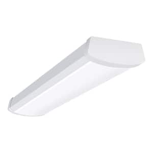 2 ft. 2100 Lumens Integrated LED Dimmable White Wraparound Light, 4000K