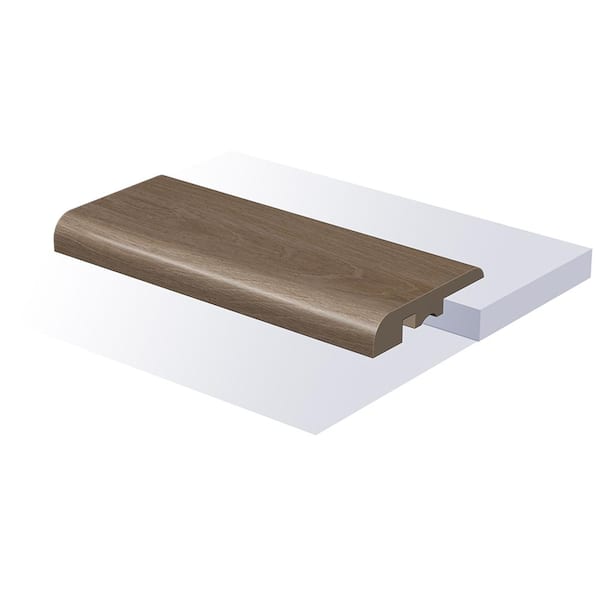 SELKIRK FLOORS Spiced Obispo 0.35 in. T x 1.57 in. W x 94 in. L Waterproof Vinyl End Cap Moulding