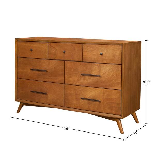 Flynn mid store century modern dresser