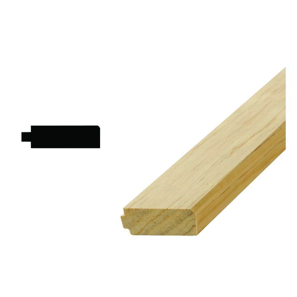 Woodgrain Millwork WM 2161 11/16 in. x 2 in. Solid Pine Stool Moulding